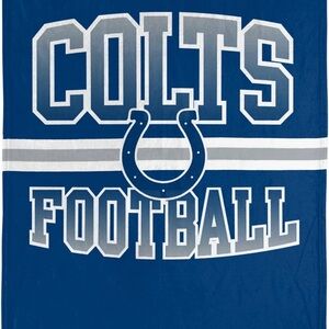 Indianapolis Colts Blue Football Blanket